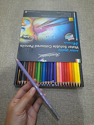 Bộ Bút Chì Màu Nước Renaissance Masterart Series (24 Màu)