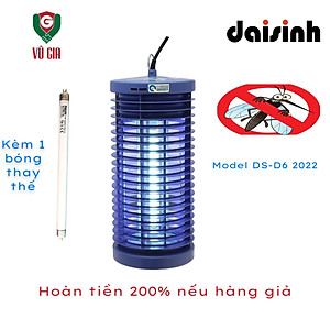 [Tặng kèm 1 bóng đèn] Đèn Diệt Muỗi, Ruồi, Thiêu Thân, Mối Cánh, Kiến Cánh, Côn Trùng Có Cánh Đại Sinh DS-D6 Phiên Bản 2022 - Hàng Chính Hãng