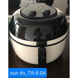 Nồi Chiên Nướng Không Dầu Bằng Điện 8 Lít ABG Cao Cấp - Noi Chien Khong Dau, Nồi Chiên Chân Không, Công Suất 1500W, Công Nghệ Rapid Air Hạn Chế Dầu Mỡ, Dùng Để Chiên, Nướng, Quay ,Ứng Dụng Trong Gia Đình –Hàng Chính Hãng