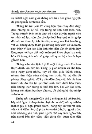 Sách Tìm Hiểu Tính Cách Con Người Qua Năm Sinh Tuổi Tý