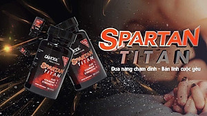Thực phẩm chức năng hỗ trợ tăng cường sức khỏe nam giới Spartan Titan Damode lọ 30 viên