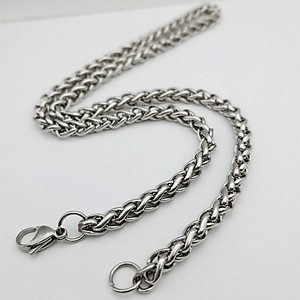 Bộ Dây Chuyền Nam Nữ inox kiểu Xích Lặc, Phong cách Châu Mỹ, Kèm hộp đựng lót nỉ.