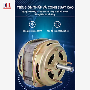 Máy xay đá tuyết, Máy bào đá 8 lưỡi, 2 nắp cao cấp Mitomo MBD-600 MAX- Hàng chính hãng