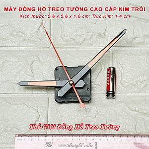 Máy Đồng Hồ Eastar Kim Trôi Độ Chính Xác Cao – Bộ Kim Đao thân Kim màu Đen có Dạ Quang màu Cam – Kèm theo Pin Maxell.