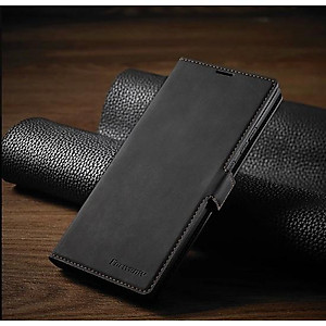 Bao da dành cho Samsung Galaxy Note 10, Note 10 Plus, Note 20, Note 20 Ultra dạng ví cao cấp, kiểu dáng sang trọng thời trang, ngăn đựng thẻ tiện lợi, bảo vệ điện thoại toàn diện