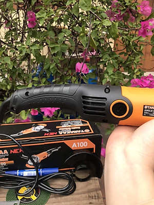 Máy cắt cầm tay công suất  950W,công tắc bóp,lưỡi cắt 100mm chuyên cắt sắt,nhôm,gạch,đá hoa cương,mài góc