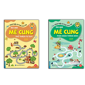 Trò Chơi Mê Cung - Thử Thách Tư Duy (Sách Bản Quyền) (2-8 Tuổi)