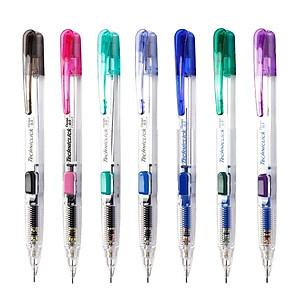 Bút chì kim Pentel bấm thân giữa PD105T Và PD107T viết êm mượt nét mảnh tiện lợi