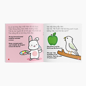 Combo 4 Cuốn Ehon Động vật - Màu sắc - Hình khối - Ngôn ngữ (Bé từ 2-4 tuổi)