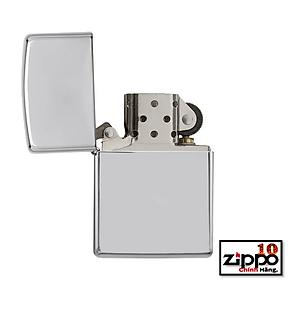 Bật lửa Zippo Armor 167 BÓNG TRẮNG VỎ DÀY-High Polish Chrome SKU- Chính hãng 100%