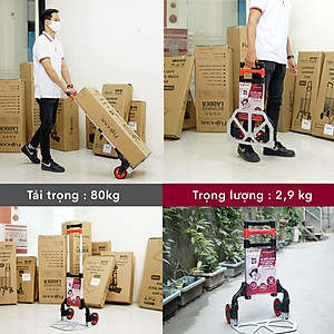 Xe đẩy kéo hàng 2 bánh rút gọn đa năng FUJIHOME HT-280