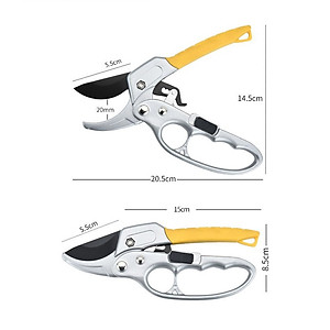 Kéo cắt cành cộng lực chuyên dụng Germany -dụng cụ làm vườn đa năng