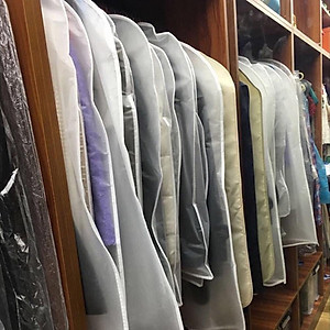 Combo 2 Túi bọc quần áo chống bụi bẩn, nấm mốc có khóa kéo tiện dụng size S/M/L giúp bảo vệ quần áo luôn sạch sẽ