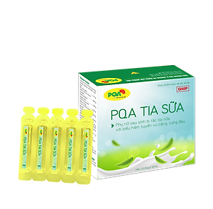 Tia Sữa PQA Giúp Thanh Nhiệt Giải Độc Và Giảm Triệu Chứng Của Tắc Sữa Ở Phụ Nữ Đang Cho Con Bú Hộp 10 Ống