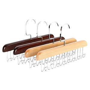 Móc Gỗ Treo Đồ Lót, Khăn, Thắt Lưng, Cà Vạt, Áo 2 Dây Đa Năng Tiện Dụng - Giao màu ngẫu nhiên
