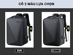 Balo Nam Tích Hợp Khóa Chống Trộm Cao Cấp Teement, Chống Rạch, Chống Nước, Chống Xước Thời Trang Phong Cách Mới - Hàng Chính Hãng
