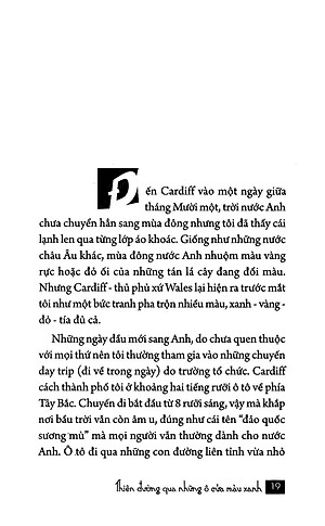 Sách Thiên Đường Qua Những Ô Cửa Màu Xanh