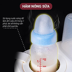 Máy Tiệt Trùng Bình Sữa và Hâm Sữa 2 trong 1 Sassy - 320E
