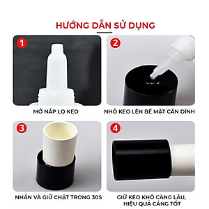 Keo Dán Siêu Dính Đa Năng Mọi Chất Liệu Cực Mạnh - Dán Gỗ Thuỷ Tinh Kim Loại Sắt Gốm Sứ Nhựa Vải
