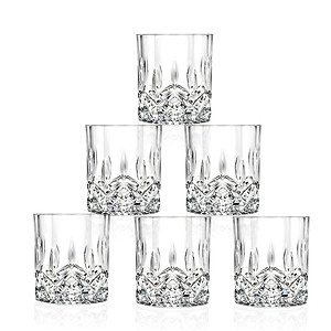 Bộ ly  thủy tinh pha lê Ý RCR - Opera, 300 ml dáng thấp