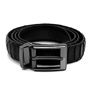 Thắt Lưng Nữ Da Trăn VIP Huy Hoàng HT5313 - Đen