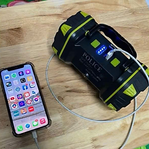 Đèn pin ja pan chuyên dụng sáng 2 đầu chống nước đi mưa pin mạnh