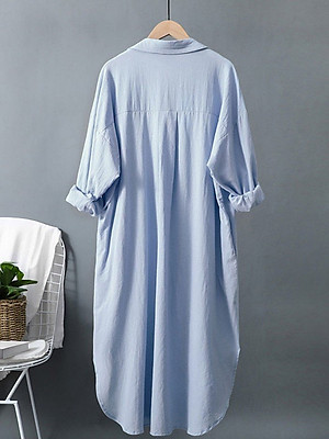 Đầm suông cổ sơ mi Haint Boutique