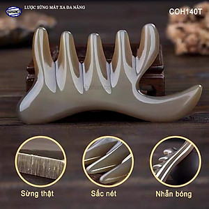 Lược sừng đa năng thần thánh (Size: M - 11cm) Mát xa làm đẹp.