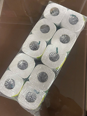 Khăn Giấy Vệ Sinh Anan 10 Cuộn Khăn Giấy Khô Đa Năng 2 Lớp