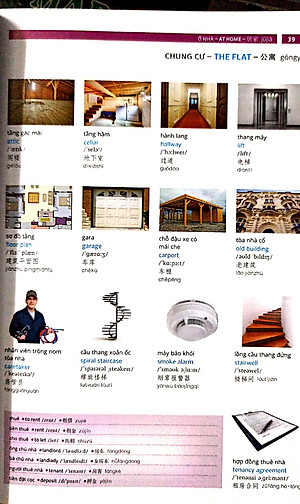 Combo 2 sách Từ điển hình ảnh Tam Ngữ Trung Anh Việt – Visual English Vietnamese Chinese Trilingual Dictionary +Phát triển từ vựng tiếng Trung Ứng dụng (in màu) (Có Audio nghe) +DVD tài liệu 