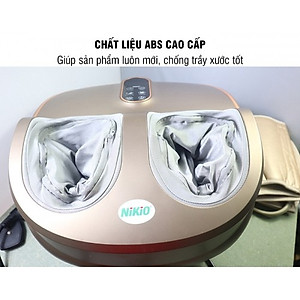 Máy Massage Chân Nén Ép Trị Liệu Suy Giãn Tĩnh Mạch Nikio NK-187 - Máy Mát Xa Dây Ấn Lòng Bàn Chân, Mu Bàn Chân, Ngón Chân, Bắp Chân - Công Nghệ Tiên Tiến: Con Lăn, Túi Khí Và Nhiệt Sưởi - Nhiều Chế Độ Matxa, Có Remote Điều Khiển