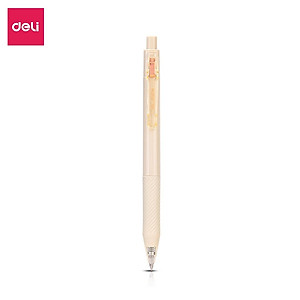 Bút Bi Nước Mực Gel Màu Đen Cao Cấp Ngòi 0.5mm Deli - Kẹp Bút Điều Chỉnh Kích Thước - 4 Màu Sắc Thời Trang BST Văn Phòng Phẩm Cao Cấp Nusign - NS568