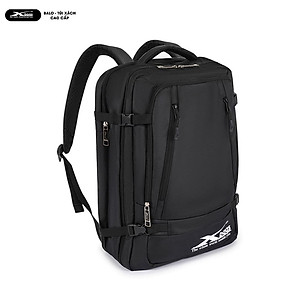 Balo Đi Phượt Cỡ Lớn Đa Ngăn Chống Nước Xbags Leader Cao Cấp Màu Đen, Đựng Laptop 17 Inch, Ngăn Chính Mở 180 Độ, Mạnh Mẽ Cá Tính!