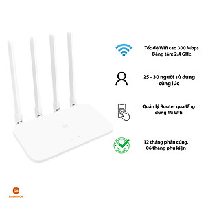 Bộ phát Wifi Xiaomi Mi Router 4C - Hàng Chính Hãng Digiworld