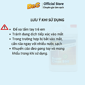 Làm sạch sàn gạch, thiết bị men sứ Dr.C CHÍNH HÃNG (chai lớn 5L tiết kiệm)