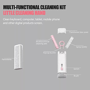 Bộ Dụng Cụ Vệ Sinh Tai Nghe, Bàn Phím Máy Tính Laptop, điện thoại 7in1 - Multifuntional Cleaning Brush Hàng chính hãng