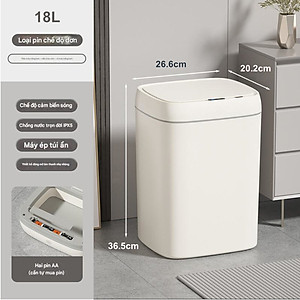 Thùng rác cảm ứng mở nắp thông minh 18L Kalpen G2 chuẩn Đức