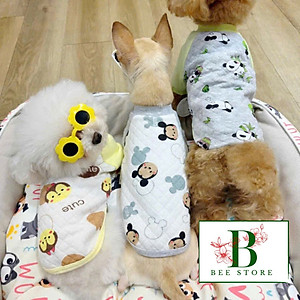 ÁO THUN NỈ PHOM RAGLAN MẶC ẤM CHO THÚ CƯNG CHÓ MÈO