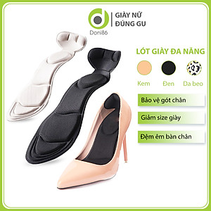 Combo 2 cặp lót giày cao gót chống tuột gót chân đệm êm bàn chân và chống thốn gót chân, lót giày giảm size giày bị rộng PK11 - 2