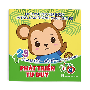 Combo 3 cuốn: Miếng dán Thông minh cho bé Phát triển tư duy IQ - My First Sticker Book