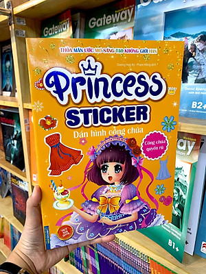 Sách Princess Sticker - Dán Hình Công Chúa - Công Chúa Quyến Rũ