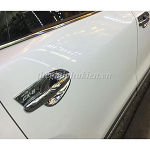 Bộ ốp tay nắm, hõm cửa xe dành cho Mazda CX-8, CX8 mạ Crom