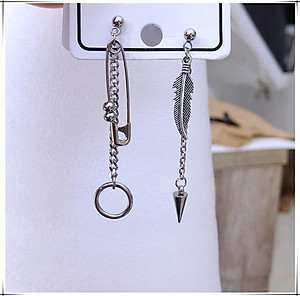 Khuyên tai nam nữ xích dài Hàn Quốc cực cool 1 ĐÔI