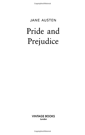Pride And Prejudice