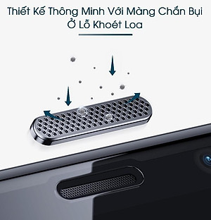 Kính Cường Lực KingKong Có Khung Tự Dán, Ngăn Bụi Loa Dành Cho iPhone - Full Hộp, Dán Full Màn - Hàng Chính Hãng
