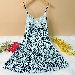Set áo choàng kèm váy ngủ 2 dây gợi cảm VILADY - S109 kiểu tay dài phối ren bo gấu xinh Sexy chất liệu lụa Pháp (lụa latin) cao cấp