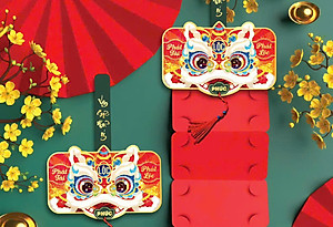 BAO LÌ XÌ QUẠT – LÌ XÌ XẾP TẦNG SÁNG TẠO CHO ĐÁM CƯỚI & NĂM MỚI (MẪU & MÀU NGẪU NHIÊN)