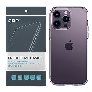 Ốp Lưng Trong Suốt GOR TPU Dành Cho iPhon.e 14 / 14 Plus  / 14 Pro / 14 ProMax - Hàng Chính Hãng