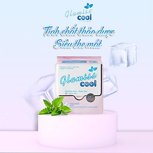 Combo 6 Băng vệ sinh hàng ngày Glamiss Cool BVS thảo dược 16cm siêu mát siêu khô thoáng