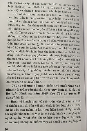 Bình luận án hình sự phức tạp, có nhiều quan điểm khác nhau trong quá trình tiến hành tố tụng và một số án lệ, quyết định giám đốc thẩm (tái bản lần thứ nhất, có sửa đổi, bổ sung)